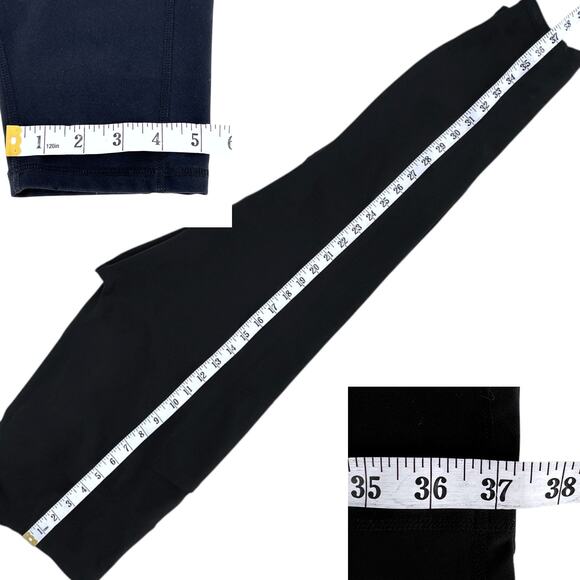 Black Yoga Pants Exercise Leggings Pockets Plus Size 2X - Picture 11 of 11